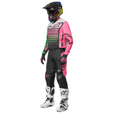 2022 RACER COMPASS PANTS BLACK/YELLOW/FLURO CORAL (1534)