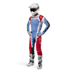 2024 TECHSTAR OCURI PANTS LIGHT BLUE MARS RED WHITE (7068)
