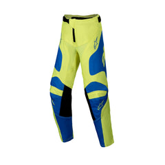 2025 YOUTH RACER VEIL PANTS FLURO-YELLOW BLUE (0557)