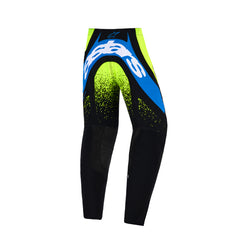 Alpinestars 2026 YOUTH SUPERTECH NOMUR PANTS DARK-NAVY FLURO-YELLOW UCLA BLUE