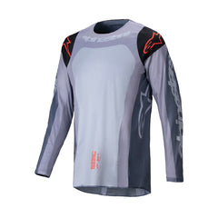 2025 RACER OCURI JERSEY GRAY BLACK FLURO ORANGE (1516)