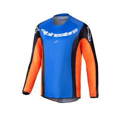 2025 YOUTH RACER MELT JERSEY ORANGE BLUE (0469)