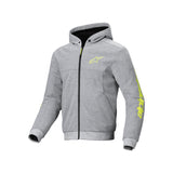 CHROME V2 SPORT HOODIE GRAY HEATHER FLURO-YELLOW (9232)