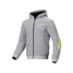 Chrome V2 Sport Hoodie Gray Heather Fluro-Yellow (9232)