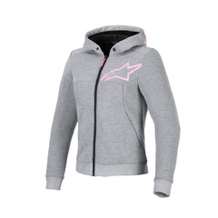 Womens Chrome V2 Sport Hoodie Gray Heather Fluro-Pink (9197)