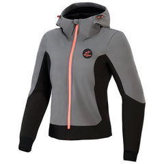 AS4210226 WOMENS RADIUM TECH HOODIE DEEP GRAY BLACK