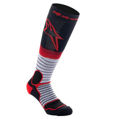 MX PRO SOCKS BLACK GRAY RED (1215)