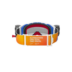 SUPERTECH CORP GOGGLE | BLUE ORANGE (7316) | CLEAR LENS ROLL OFF