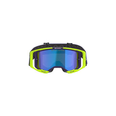 VISION 8 CORP GOGGLE | PURPLE YELLOW-FLURO (3161) | MIRROR BLUE LENS