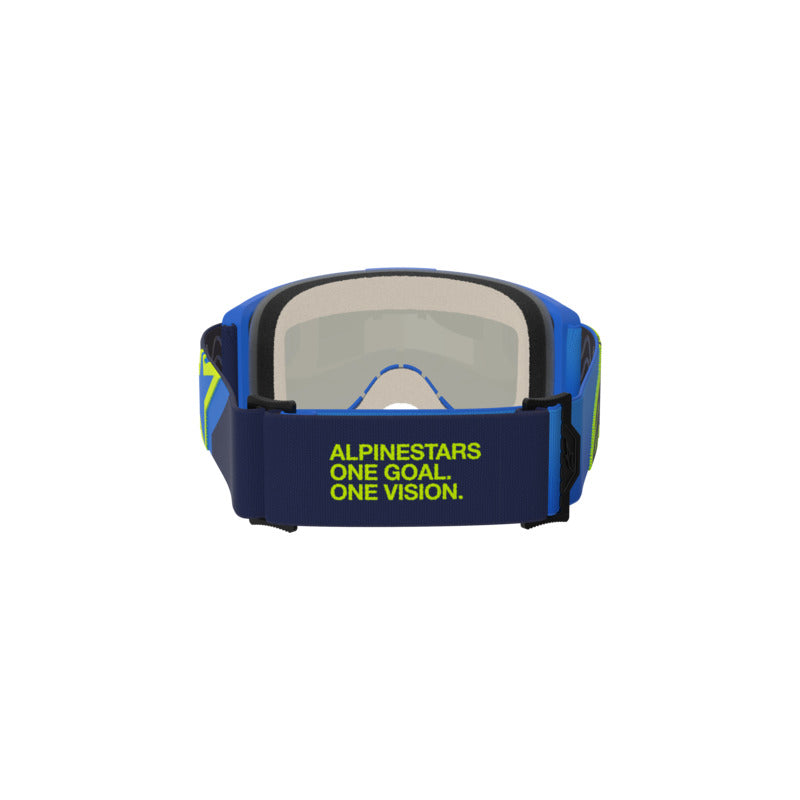 Alpinestars (MX26) Vision 5 Corp Goggle Blue Yellow-Fluro Mirror Blue Lens