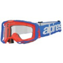 VISION 8 WORDMARK GOGGLE | BLUE ORANGE (7223) | DUAL PANE CLEAR LENS