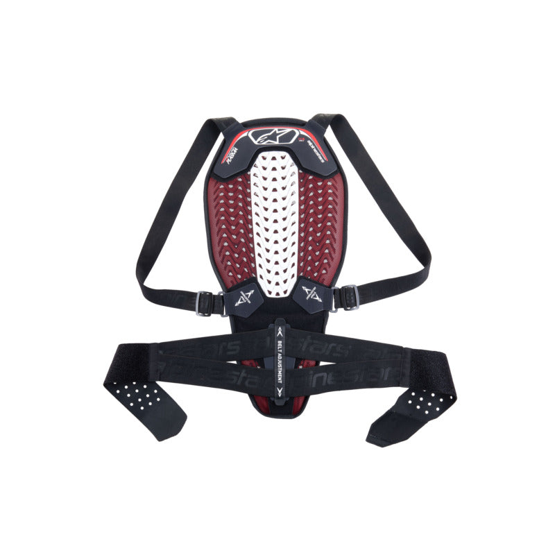 Alpinestars Nucleon Plasma Back Protector with Strap Black White Red