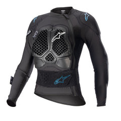 2023 STELLA BIONIC ACTION V2 PROTECTION JACKET BLACK CYAN (1079)