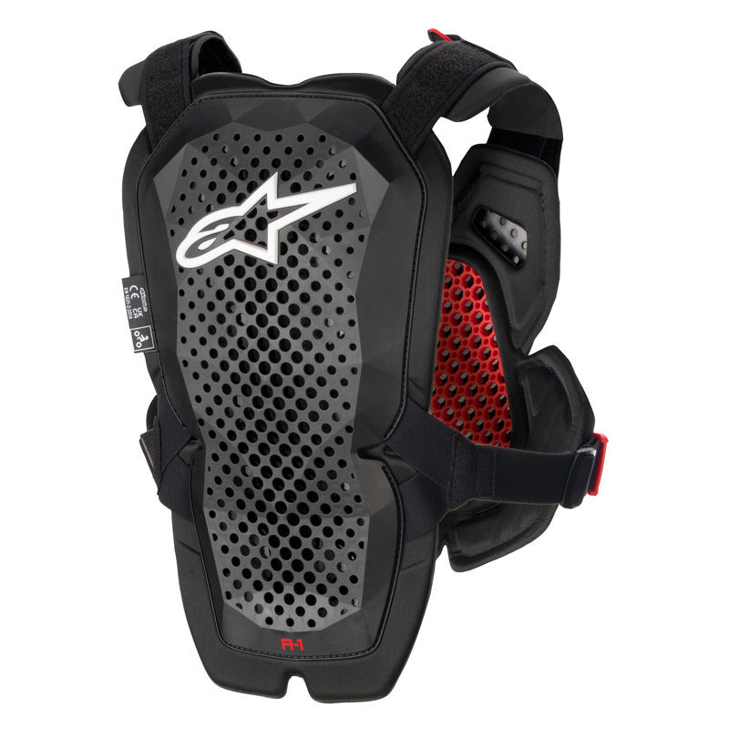 Alpinestars A1 Chest Guard Anthracite Black Red
