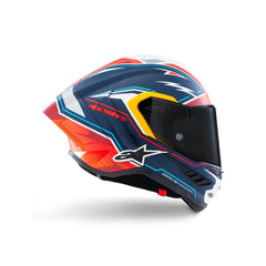 AS8200925 SUPERTECH SR10 HELMET ECE06/DOT/FIM - LE COSTA BLUE RED WHITE MATT