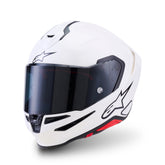 AS8202026 SR7 SOLID HELMET ECE06 WHITE GLOSS