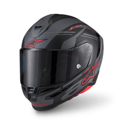 AS8203326 SR7 ACORE HELMET ECE06 BLACK GRAY RED MATT