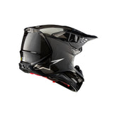 SUPERTECH SM10 FAME HELMET ECE 22.06 BLACK CARBON MATT AND GLOSS (1902)