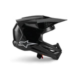SM3 SOLID HELMET ECE 22.06 BLACK GLOSSY (1180)