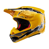 SUPERTECH SM10 AMPRESS HELMET ECE 22.06 BLACK YELLOW GLOSS (1414)