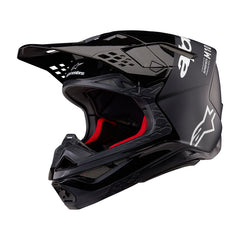 Supertech SM10 Flood Helmet ECE 22.06 Black Dark Gray Matt and Gloss (1310)