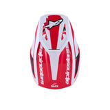 SM3 HEAT HELMET ECE06 RED WHITE BLACK GLOSSY (3126)