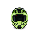 SM3 HEAT HELMET ECE06 FLURO-YELLOW BLACK GLOSSY (5011)