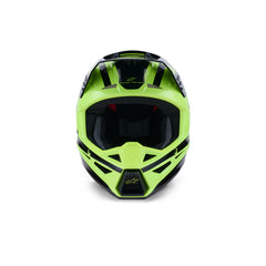 SM3 Heat Helmet ECE06 Fluro-Yellow Black Glossy (5011)
