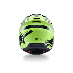 SM3 Heat Helmet ECE06 Fluro-Yellow Black Glossy (5011)
