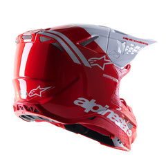 SM8 RADIUM 2 GLOSS BRIGHT RED WHITE (3012)