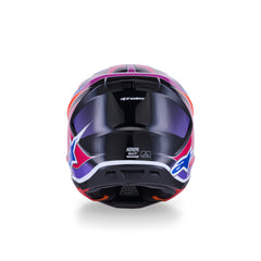 SM7 Fuse Helmet ECE06 Blue Purple Pink Glossy