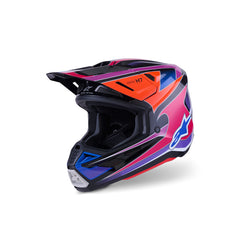 SM7 Fuse Helmet ECE06 Blue Purple Pink Glossy