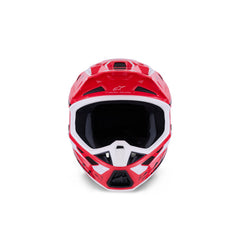 AS8302326 SM7 DEED HELMET ECE06 RED BLACK WHITE GLOSSY