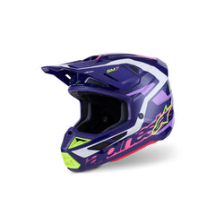 SM7 DEED Helmet ECE06 Purple Pink Glossy