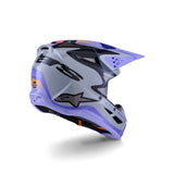 SM3 JETTSON HELMET ECE06 GRAY PURPLE BLACK GLOSSY