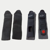 SR10 CHIN STRAP COVERS BLACK (0010)