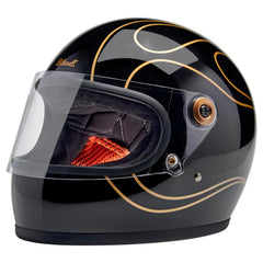 Biltwell BW10035 GRINGO S ECE 22.06... GLOSS BLACK FLAMES (0567)