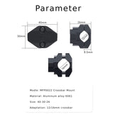 CHIGEE MOUNTING BRACKET | (FITS 12-16MM CROSSBAR) SUPPORTS MAIN MODELS: ADV AND OTHERS