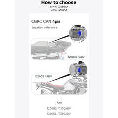 Chigee CGRC Can KNOB Controller | 4Pin (Fits BMW1200-1250GS/ADV)