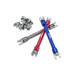 DRC SPOKE WRENCH PRO MINI | 8 TIPS | 4.0-6.2mm | BLUE