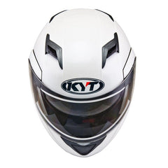Kyscn00W3 KYT Convair Flip UP Helmet | Pearl White