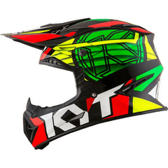 Kysjs0001 KYT Jump Shot #1 Helmet | Black-Fluro Green-Yellow
