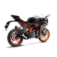 LV SLIP-ON A | LV ONE EVO | STAINLESS BLACK | KTM RC125 / RC390 '22>