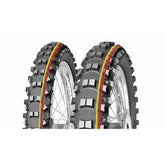 TERRA FORCE MX SOFT-MED | 100/100-18 59M MOTOCROSS RED & YELLOW STRIPE $#$