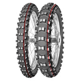 TERRA FORCE MX SOFT-MED | 110/90-19 62M MOTOCROSS RED & YELLOW STRIPE