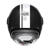 N21 VISOR OPEN FACE DOLCE VITA | FLAT BLACK-WHITE