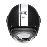 N21 VISOR OPEN FACE DOLCE VITA | FLAT BLACK-WHITE