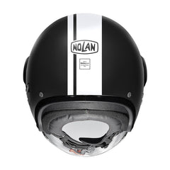 N21 Visor OPEN Face Dolce VITA | Flat Black-White