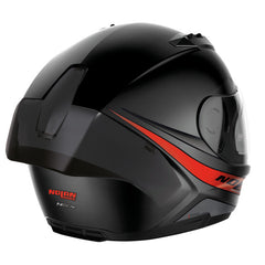 NHN606S021 N60-6 Sport Full Face Outset | Flat Black-Red (21)