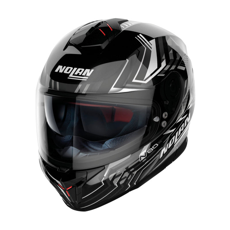 N80-8 Full Face Turbolence | Black-White